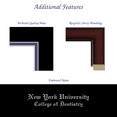 thumbnail image 4 of Framerly - NYU Dentistry Diploma Frame with Black and Purple Mat, 4 of 10
