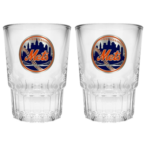 New York Mets 2-Piece Prism Shot Glass Set