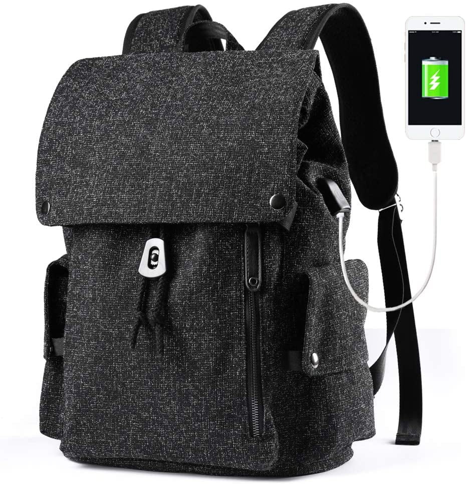 black backpacks with laptop compartment