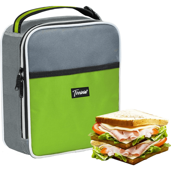 Back To School Lunch Box Supplies ! Tirrinia Small Insulated Lunch Bag for Students,Mini Portable Reusable Cooler & Thermal Lunch Box,Cooler Lunch Bag Container Picnic Tote,9 Can Capacity