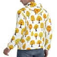 thumbnail image 6 of Rateoe Qutumn Tree Pattern Mens Hoodie, Pullover Hooded Sweatshirt, Kangaroo Pocket Hoodie Ideal for Daily Wear, Travel and Home-XX-Large, 6 of 7