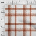 thumbnail image 2 of oneOone Velvet Brown Fabric Tartan Craft Projects Decor Fabric Printed By The Yard 58 Inch Wide-4972, 2 of 4