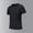 Black(New), variant on PNTUTB Men's Summer Solid Color Casual Comfortable Breathable Round Neck Short Sleeve Basic T Shirts