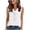 White, variant on cocolona Womens Summer Trendy Tank Tops V Neck Ruffle Sleeveless Solid Color Shirts Casual Vacation Outfits Blouses
