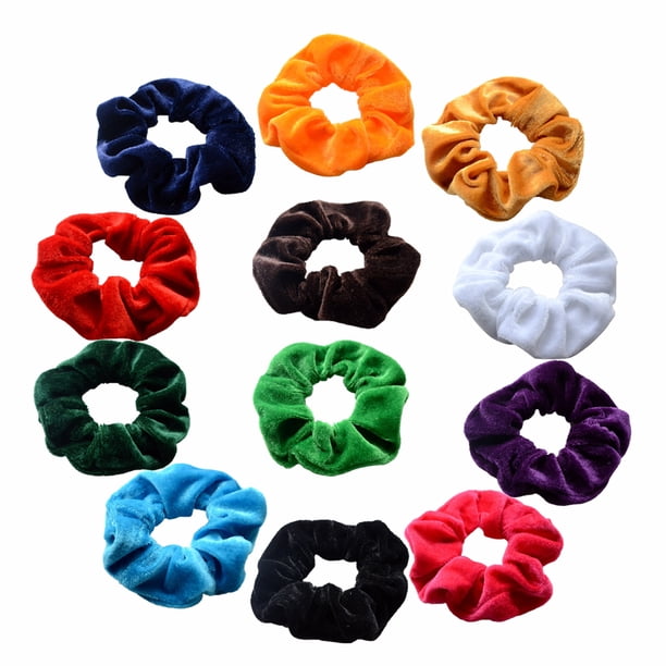EeaseMX 12 coleteros elásticos para el pelo para mujeres y niñas.