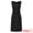 Black, variant on DARING DIVA Women's Sleeveless Work Dress Square Neck Bodycon Pencil Dresses S Black