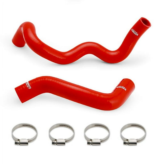 Mishimoto MMHOSE-RS-16RD Silicone Radiator Hose Kit Compatible With Ford Focus RS 2016-2018 Red