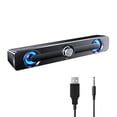 thumbnail image 2 of Wired V-111 Computer Speaker USB Wired Powerful  Bar Stereo Subwoofer Bass Speaker Surround Sound Box for PC Laptop Phone Tablet MP3 MP4, 2 of 7