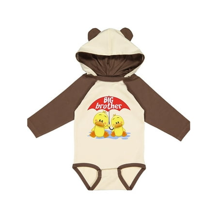 

Inktastic Big Brother Duck Gift Baby Boy Long Sleeve Bodysuit