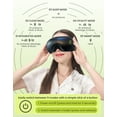 thumbnail image 5 of Kiwi Eye Massager with Heat and Pulse, Five Massaging Modes with Bluetooth Music, Black, Ideal as a Gift for Women and Men., 5 of 10