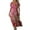 Pink, variant on LOVZFMLL Summer Dresses for Women V Neck Short Sleeve Swing Flowy Maxi Dresses Loose Casual Beach Vacation Floral Boho Dresses Brown XL