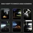 thumbnail image 4 of ICQOVD USB Rechargeable Telescopic LED Flashlight Aluminum Alloy Long Range Torch for Outdoor Adventure and Search, 4 of 8