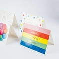 thumbnail image 5 of Recollections 4.25" x 5.5" Rainbow Happy Birthday Cards & Envelopes, 6 Packs: 40 ct. (240 total), 5 of 6