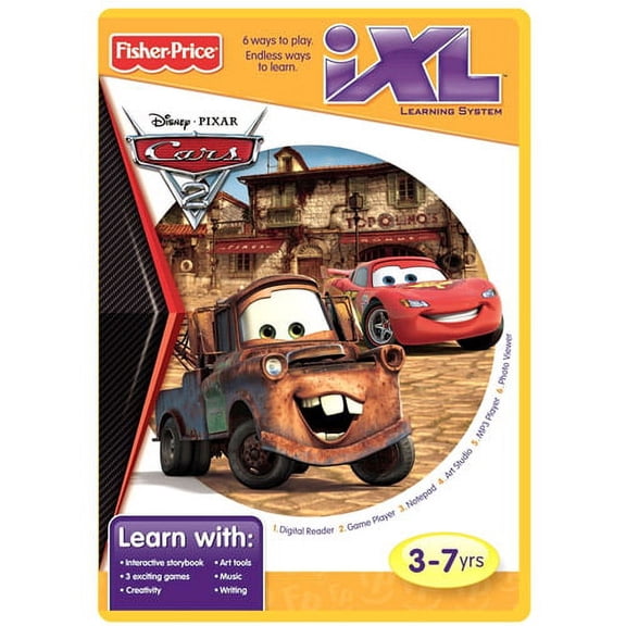 Fisher-Price iXL Learning System Cars 2 3-7 Years Old