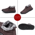thumbnail image 3 of Zapatos de algodón de gran tamaño 35-47, cálidos, antideslizantes, informales, ligeros, impermeables, con paraguas, botas de nieve de PU, 3 of 5
