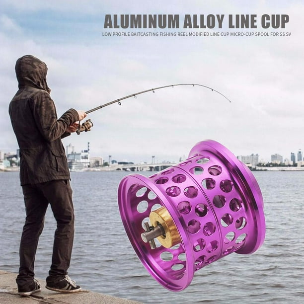 Peggybuy Low Profile Casting Fishing Reel Modified Line Cup For Daiwa Steez (Purple) Other