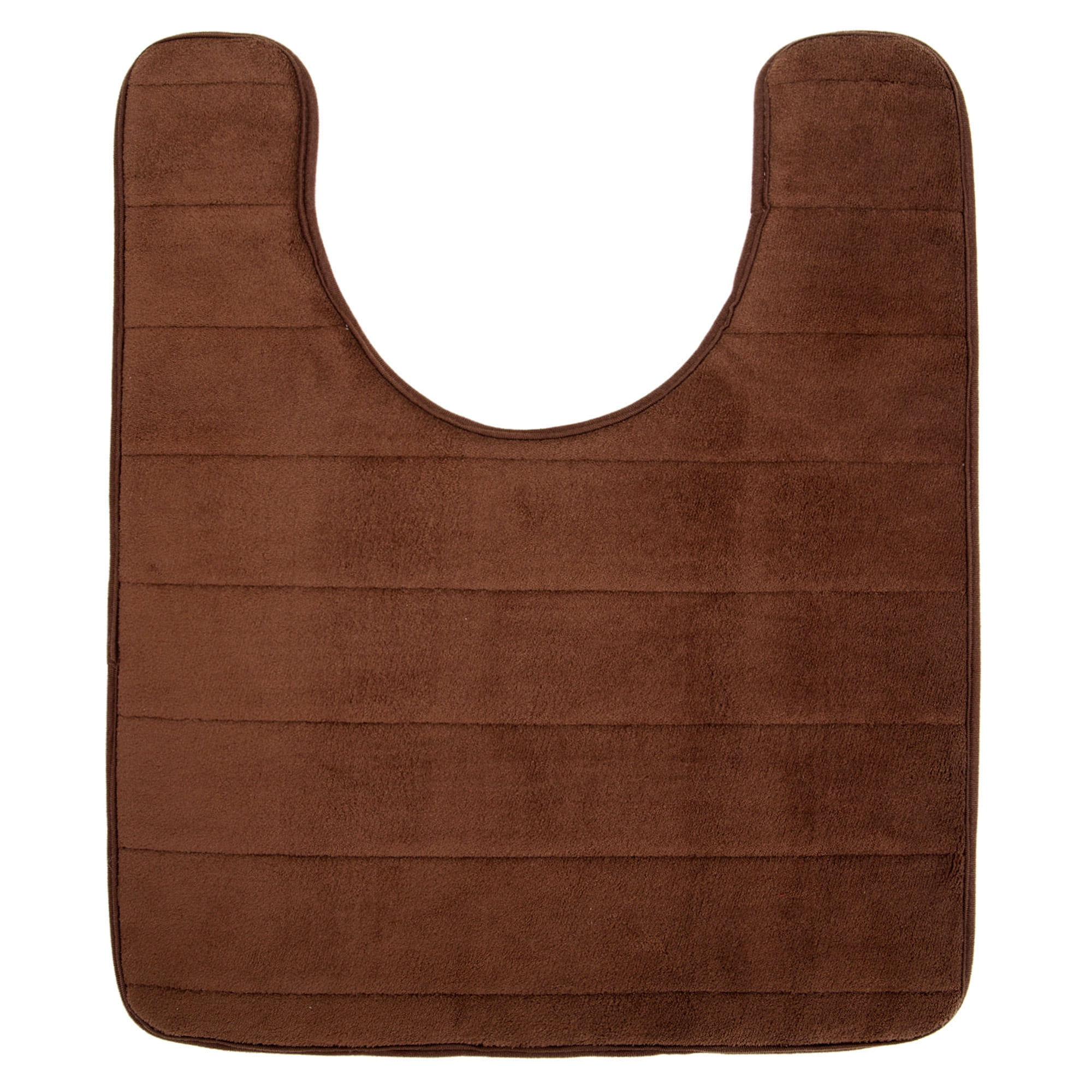 SAYFUT 24" X 20" Thick Memory Foam Contour Toilet Bath Rug UShaped