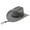 Grey, variant on KLKCMS Western Cowboy Hat for Men And Women, Fashionable with A Wide Brim, Ideal for Carnivals, Festivals And Performances. Black