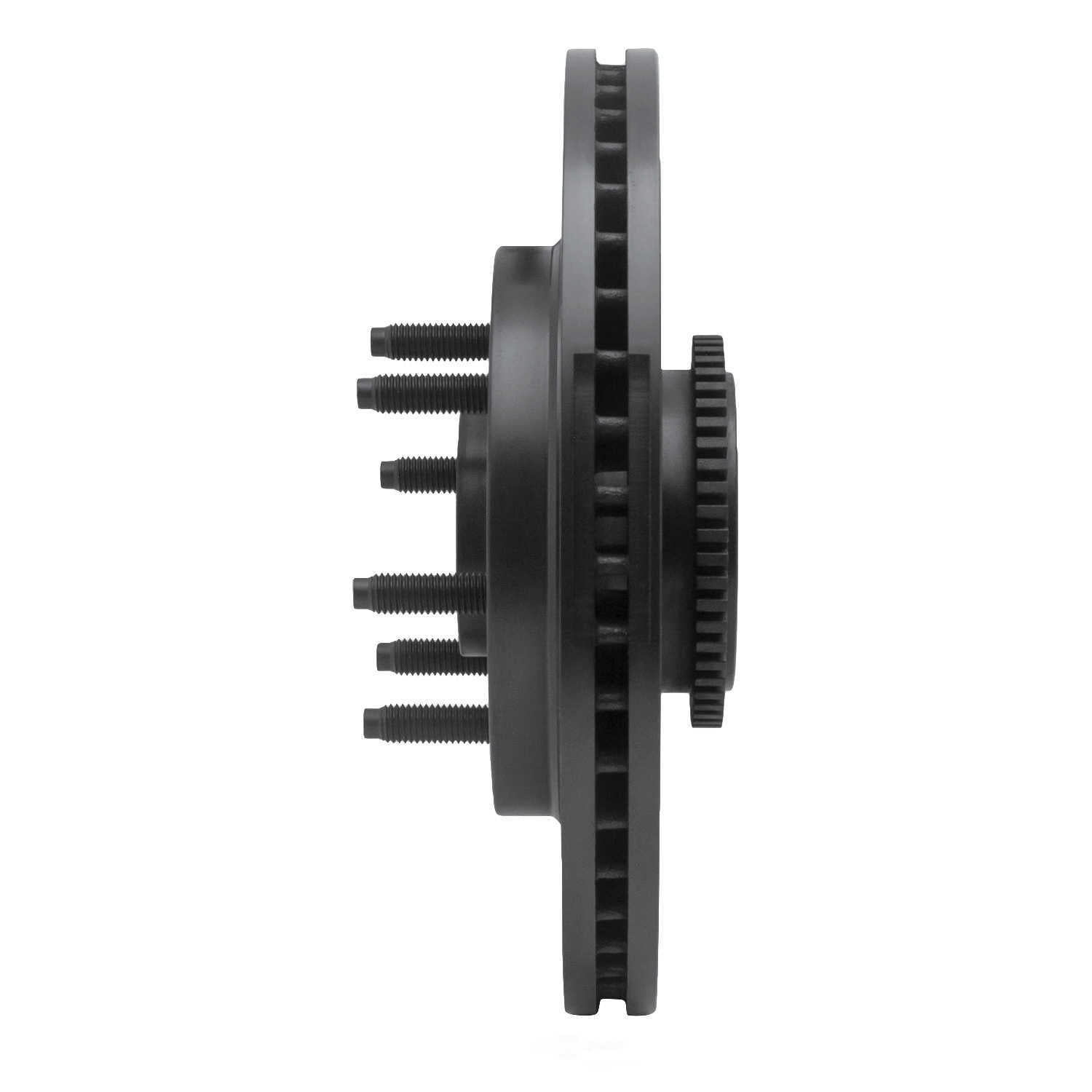 Dynamic Friction Company 633-54184L DFC Brake Rotor - Drilled And Slotted - Black