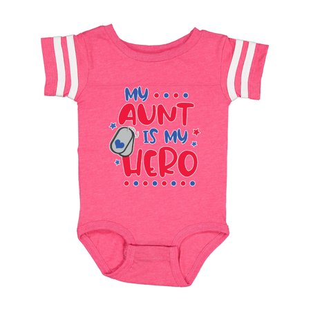 

Inktastic Memorial Day My Aunt is My Hero Gift Baby Boy or Baby Girl Bodysuit