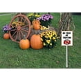 thumbnail image 2 of Rustic Halloween Decor No Trick Or Treating Yard Sign With Stake Funny Halloween Night Party Decor Trick Or Treat Decor Aluminum Sign Retro Fall Decoration 4.6"x6", 2 of 5