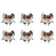 thumbnail image 1 of Paquete de 6 lazos de árbol de Navidad, adornos de campana, hogar, jardín, adornos de árbol de Navidad, decoración de Año Nuevo, 1 of 4