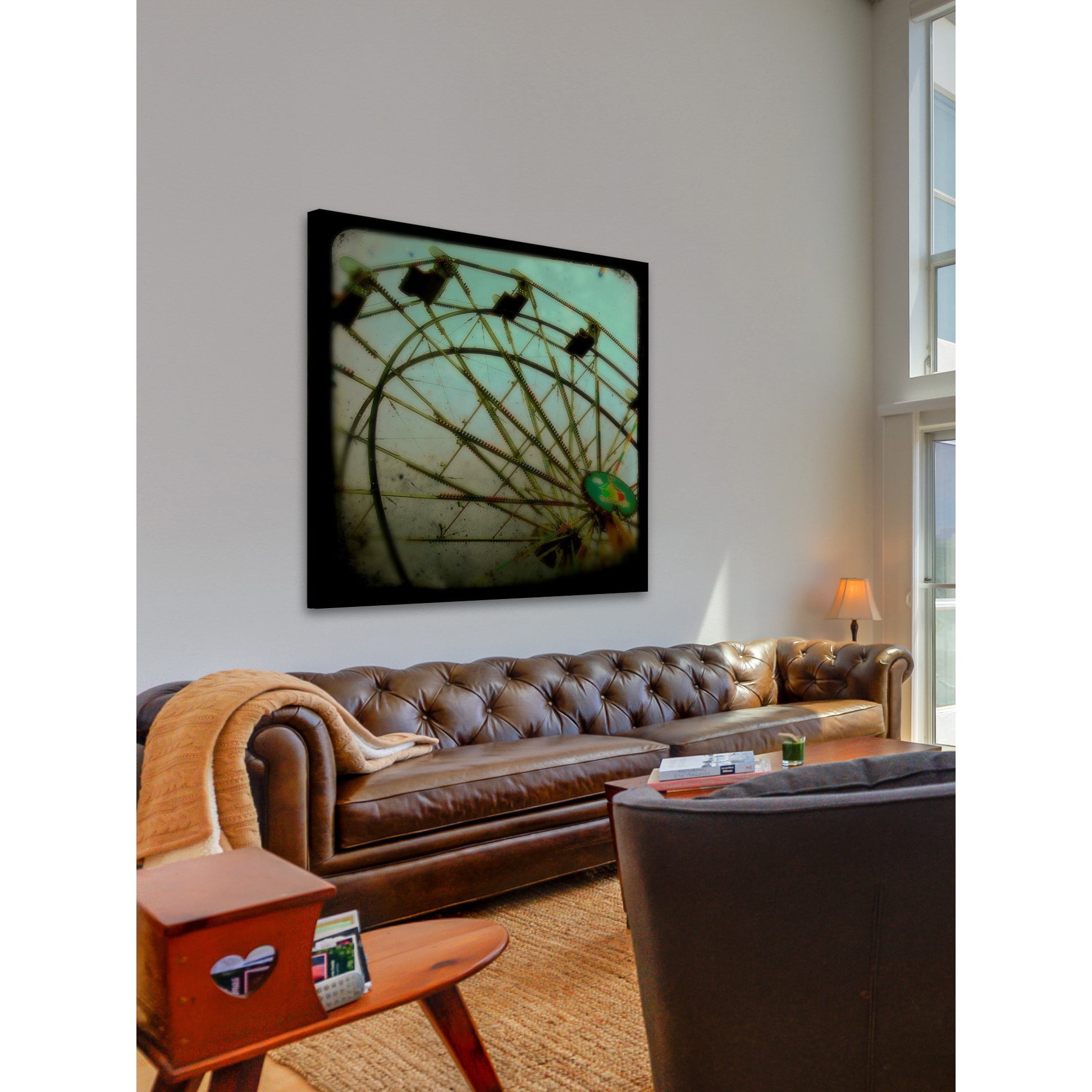 Marmont Hill "Ferris Wheel" Painting Print on Wrapped Canvas