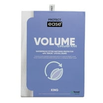 VOLUME Circular Knit Fitted Mattress Protector with TENCEL™ Lyocell Fibers QUEEN