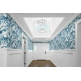 thumbnail image 3 of Stacy Garcia Home Blue Lagoon & Grey Palma Peel and Stick Wallpaper, 3 of 8