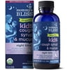 Mommy's Bliss Organic Kids Cough Syrup & Mucus Relief for Night Time, Agave & Honey, Ivy Leaf, Zinc, Vitamin C, +Herbal Nighttime Blend, 4 Fl z
