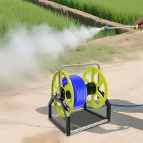 Hose Reel Holder for 100m Garden Hose - 180° Rotating Storage Solution