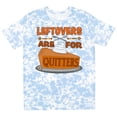 thumbnail image 3 of Inktastic Leftovers Are for Quitters with Pumpkin Pie T-Shirt, 3 of 5