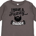 thumbnail image 4 of Inktastic I Have a Fuzzy Daddy Beard Boys or Girls Long Sleeve Toddler T-Shirt, 4 of 5