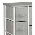 thumbnail image 3 of 7 Drawers Chest Dresser - Transitional Style White - Wood/Fabric Finish, 3 of 5