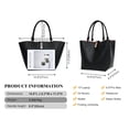thumbnail image 4 of sqlp Large Work Tote Bag for Women Designer Purses and Handbags Big Bucket bags Ladies Travel Crossbody Purse, 4 of 7