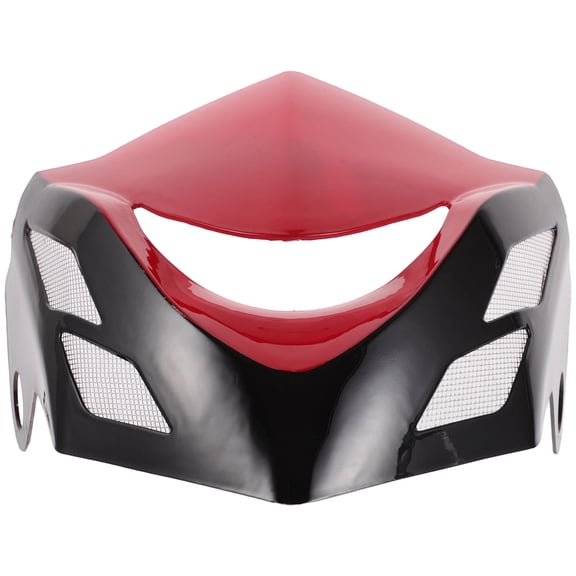 HEANUJJ Universal Red Motorcycle Windscreen Windshield Wind Deflector Front Headlight Guard