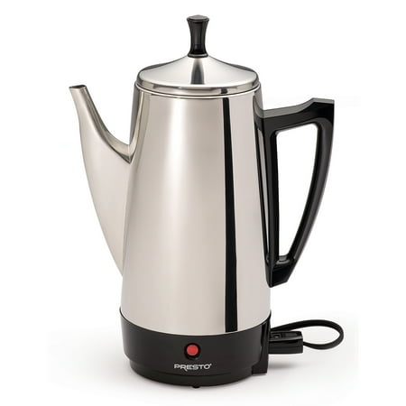 Coffee Urn Percolator - Presto 12-Cup Stainless Steel Coffee Maker