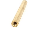thumbnail image 2 of Unique Bargains 15 Pcs Filetage Femelle M4 Isolé en Laiton Entretoise Hexagonale 60mm de Long, 2 of 2