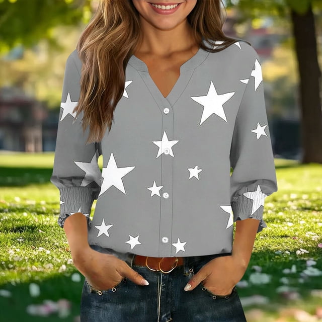 TaTaai Ladies Casual St. Patrick's Day Printed Round Neck Tops Short Sleeve Pullover Fashion Loose Soft Lightweight Daily Wear Tee Shirts Gift