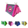 thumbnail image 4 of Greeniant Tienda Triangular para hámster - Relación -Precio Ventana Multifuncional Malla Transpirable Rata Ardilla Hurón Conejito Enano Azul S Type2 NO2, 4 of 6