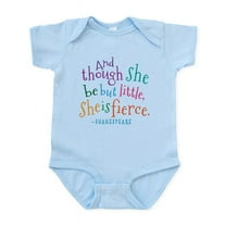 CafePress - Shakespeare She Is Fierce Quote Body Suit - Baby Light Bodysuit, Size Newborn - 24 Months
