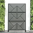 thumbnail image 6 of MAYEERTY 72" x 47" Outdoor Privacy Screen, Metal Decorative Screen, 6 of 6