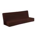 thumbnail image 3 of Sofá todo Sofá de cubierta asiento a prueba de polvo elástico marrón Sunnimix Sin apoyabrazos Sofá Cubierta antipolvo, 3 of 7