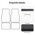 thumbnail image 5 of Gaeub Travel Around The World Airplane Print 4 Pieces Car Floor Mats Car,Universal Car Carpet Mats,Fit for SUV, Vans, Sedans,Trucks, 5 of 6