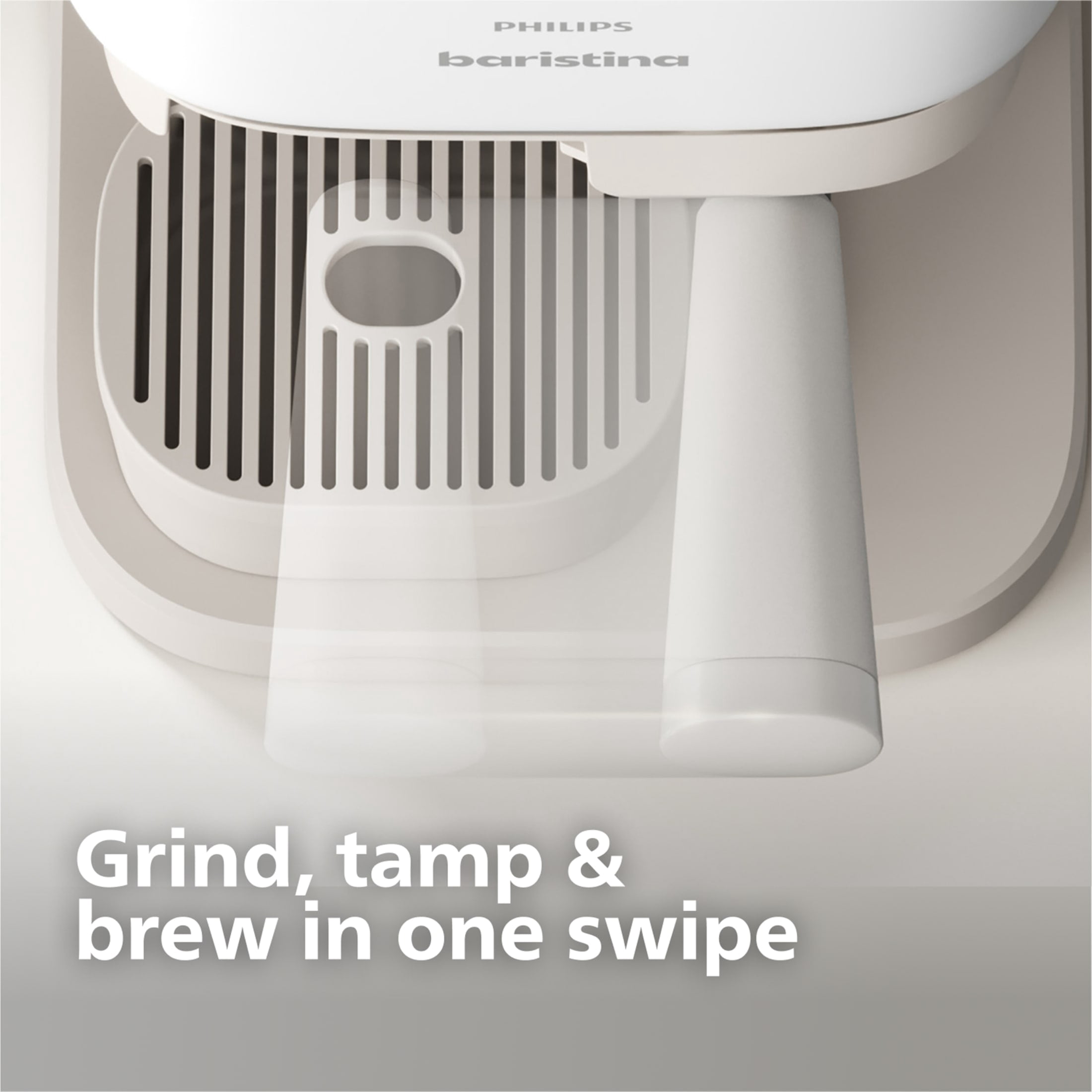 Philips Baristina Automatic Espresso Machine, Milky White