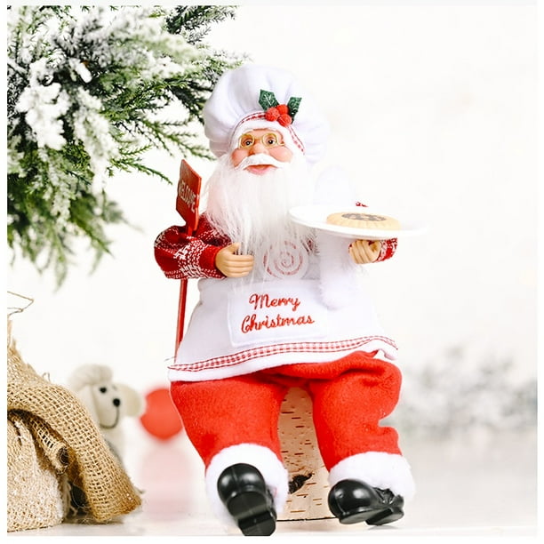 Muñeco de Papá Noel, decoración navideña para el hogar, regalo para niños, regalo de Año Nuevo, Feliz Navidad, 2022