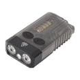 thumbnail image 2 of Mini Lampe de Poche Portable Rechargeable Buzzer Alarme Porte-Clés Lumière pour Camping Randonnée Extérieur Violet 365NM, 2 of 12