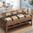 Small Box Riser Clear Extra Large 8-Piece Food Display Buffet Risers and Stands ...