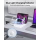 thumbnail image 4 of SooPii Premium 6-Port USB Charging Station Organizer for Multiple Devices, 6 Short Charging Cables and One Upgraded i-Watch Charger Holder Included, for Phones, Tablets, and Other Electronics, White, 4 of 5
