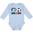 thumbnail image 3 of Inktastic Go, Mexico- Soccer, Football Boys or Girls Long Sleeve Baby Bodysuit, 3 of 5
